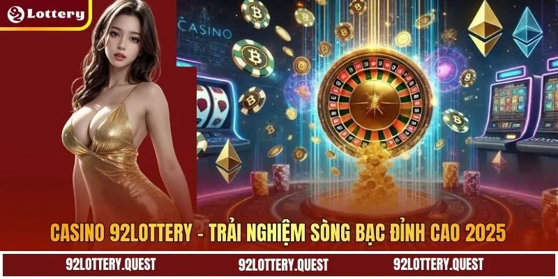 Casino 92Lottery – Trải Nghiệm Sòng Bạc Đỉnh Cao 2025