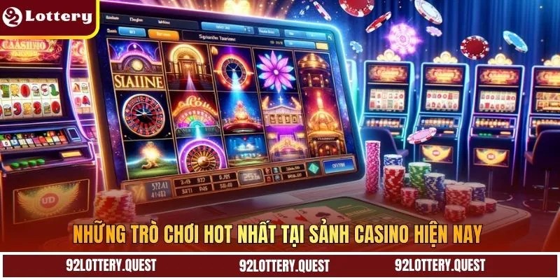 Những trò chơi hot nhất tại sảnh Casino hiện nay 