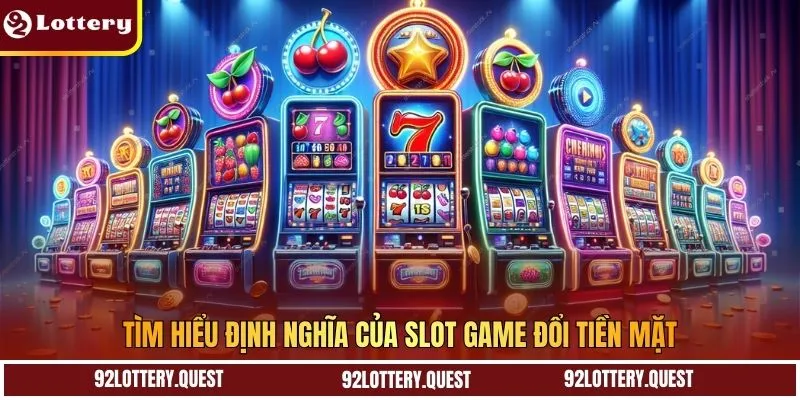 Tìm hiểu định nghĩa của slot game đổi tiền mặt
